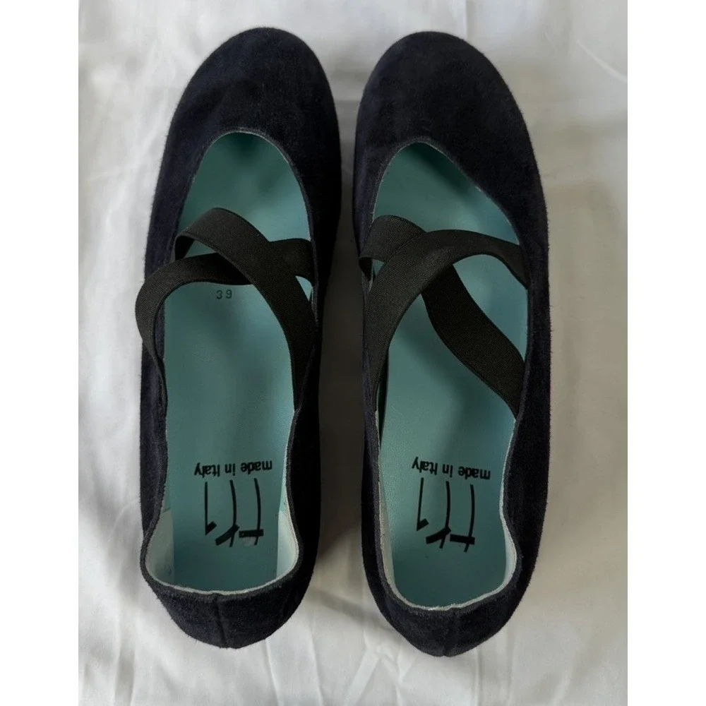 Thierry Rabotin Cathie Blue Suede EU 39 US 8.5